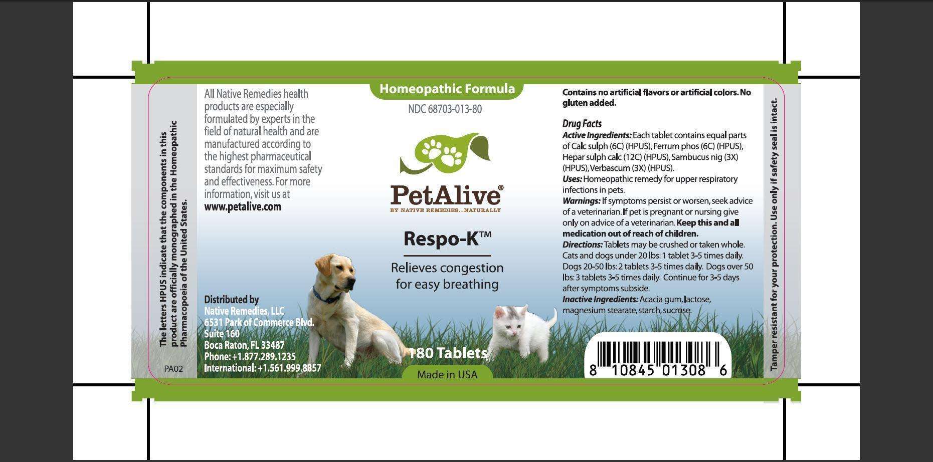 PetAlive Respo-K