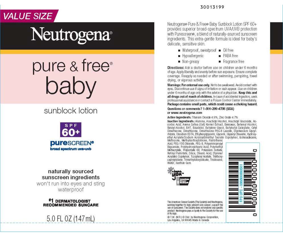 Neutrogena Pure and free Baby Sunblock