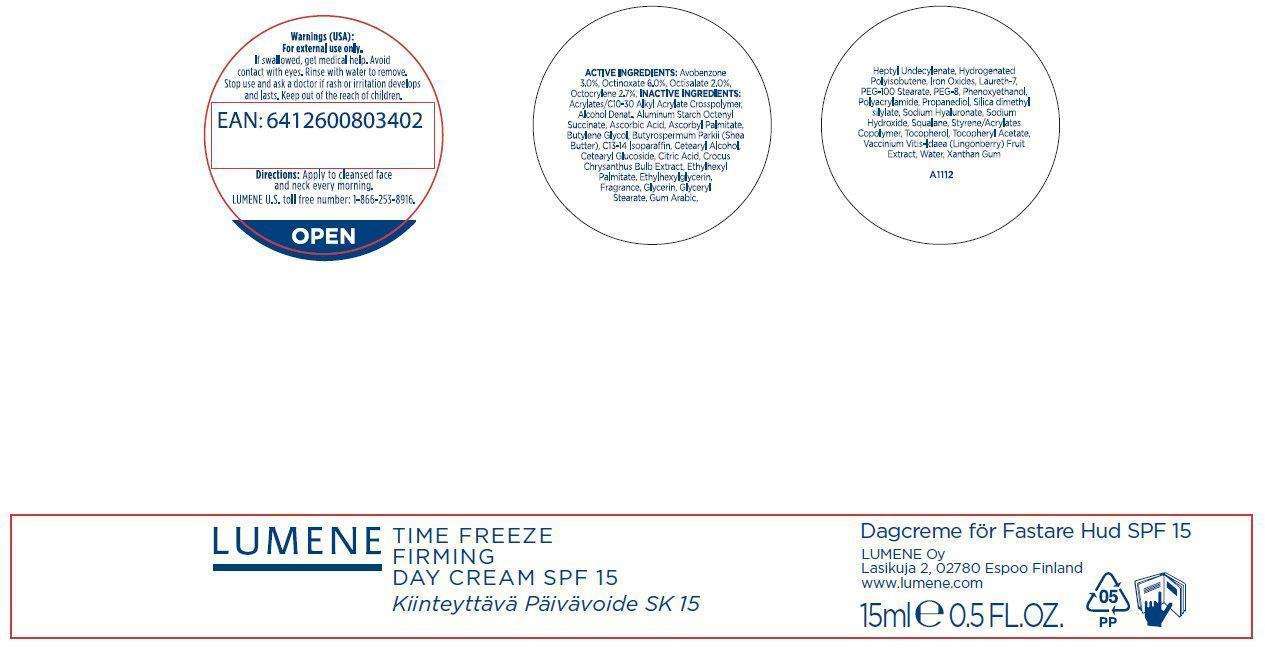 LUMENE TIME FREEZE FIRMING DAY SPF 15