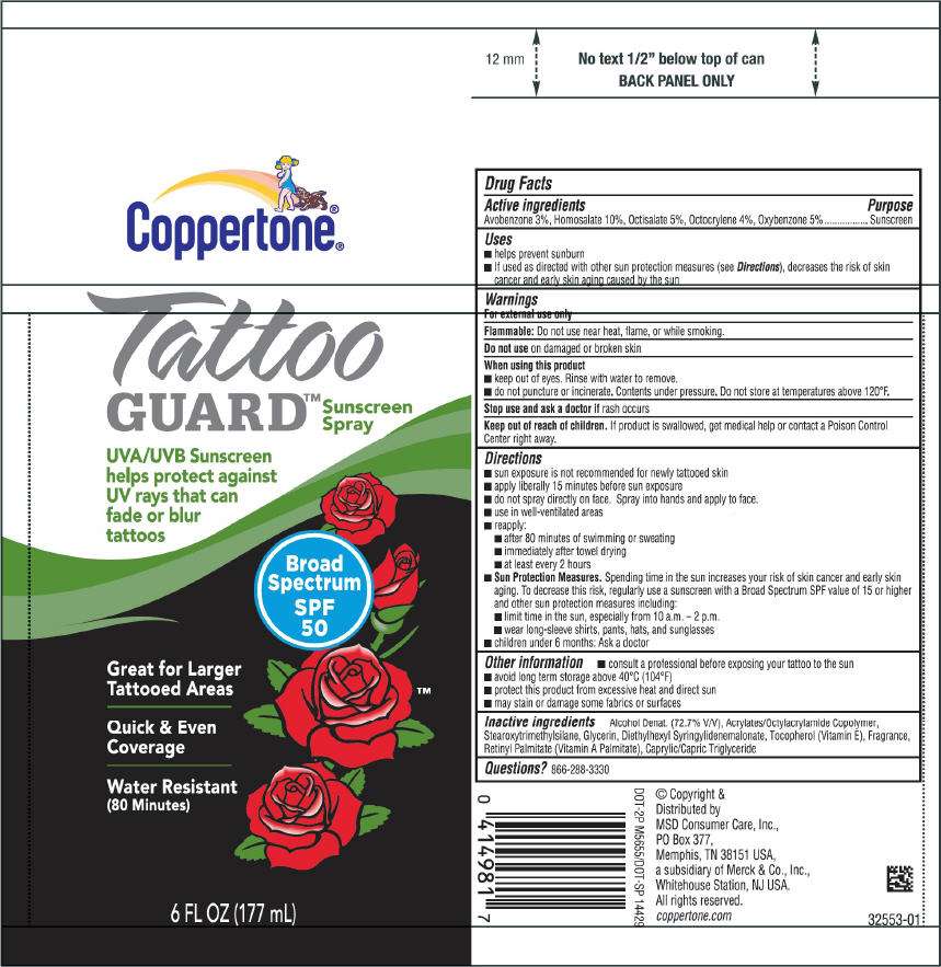 Coppertone Tattoo Guard Sunscreen