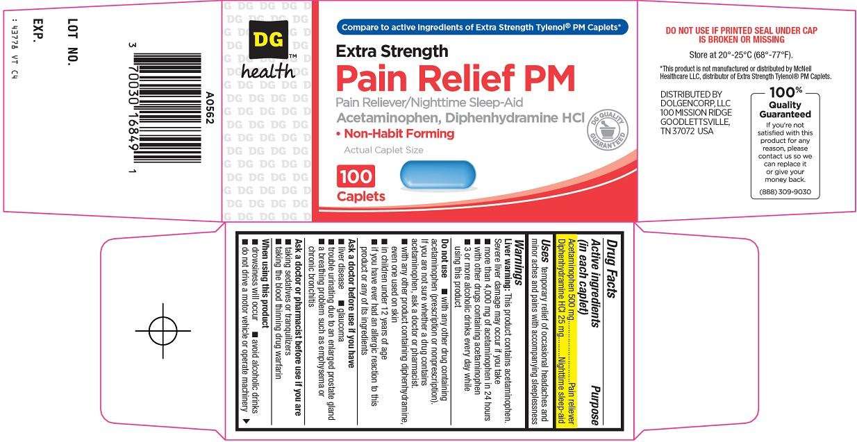 dg health pain relief pm