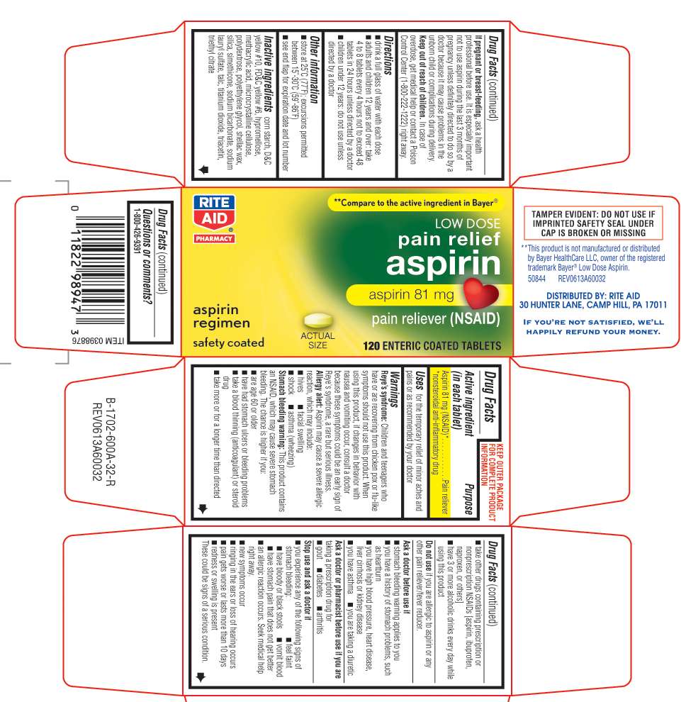 Low Dose Pain Relief Aspirin