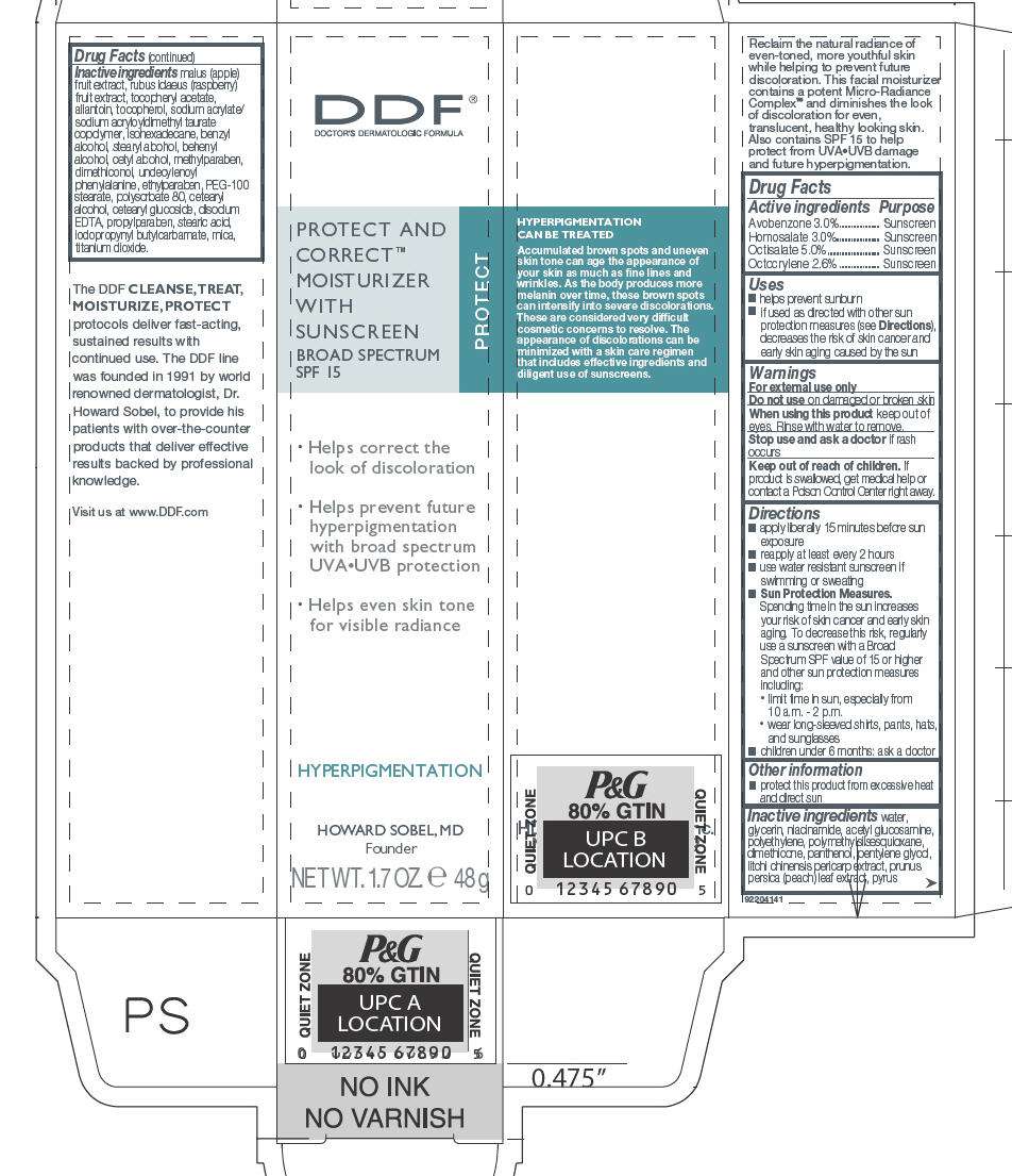 DDF Protect and Correct UV Moisturizer