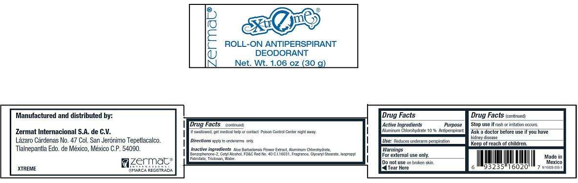 Zermat Xtreme Roll-On Antiperspirant Deodorant