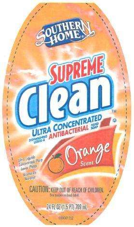 Southern Home Supreme Clean Ultra Concentrated Orange Scent