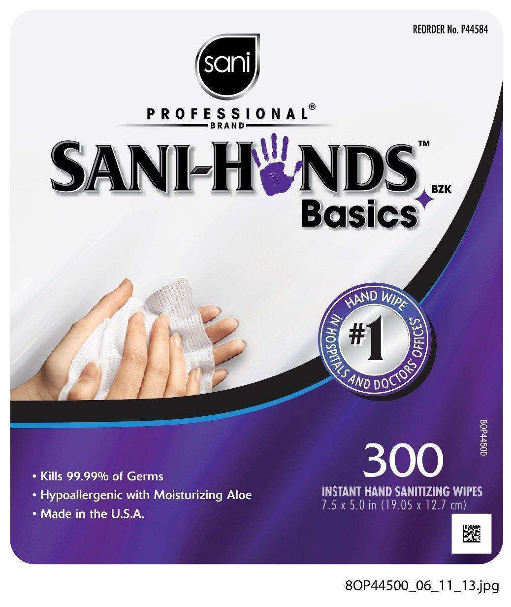 Sani Professional Brand Sani-Hands BasicsHand Wipes