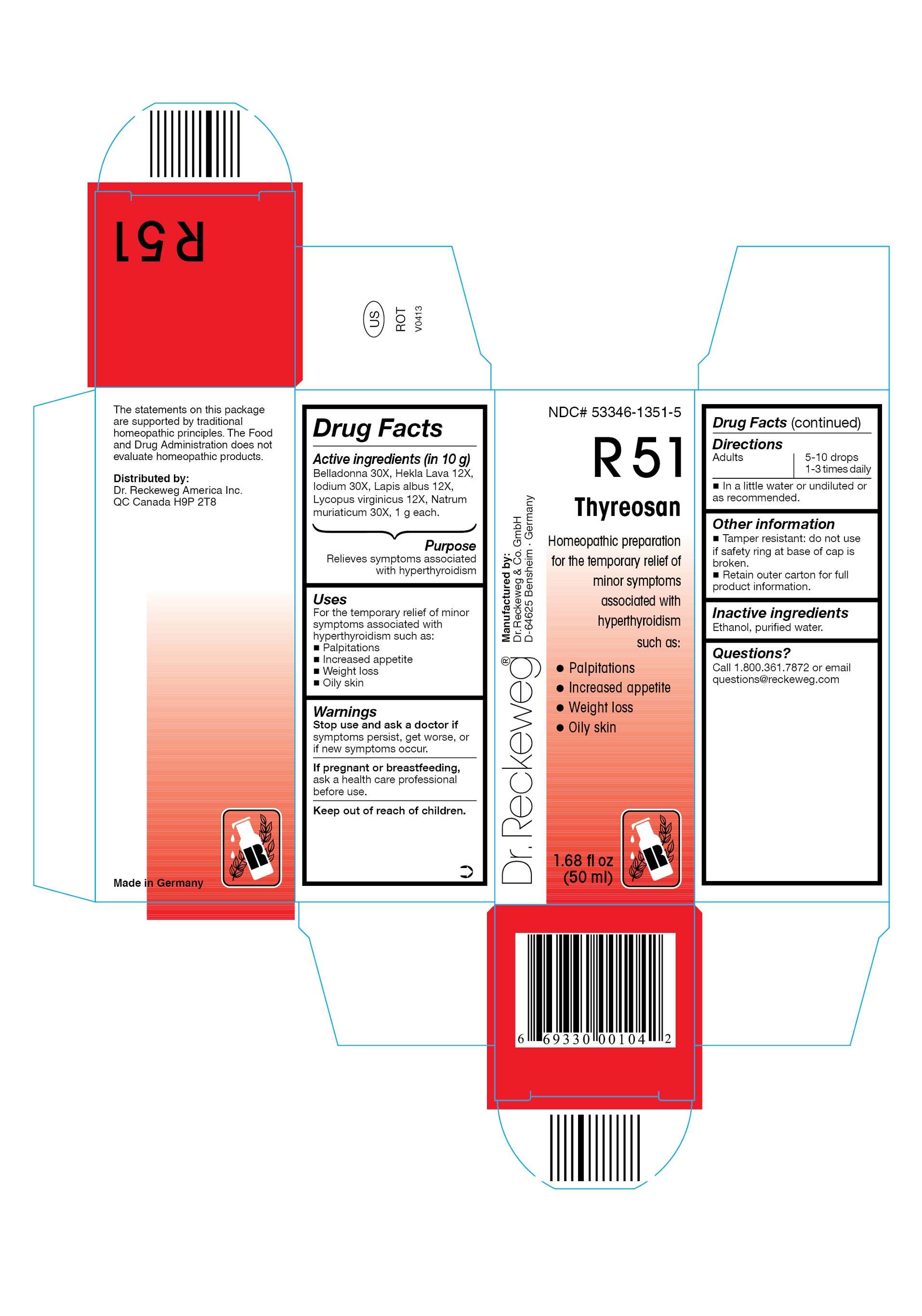 DR. RECKEWEG R51 Thyreosan