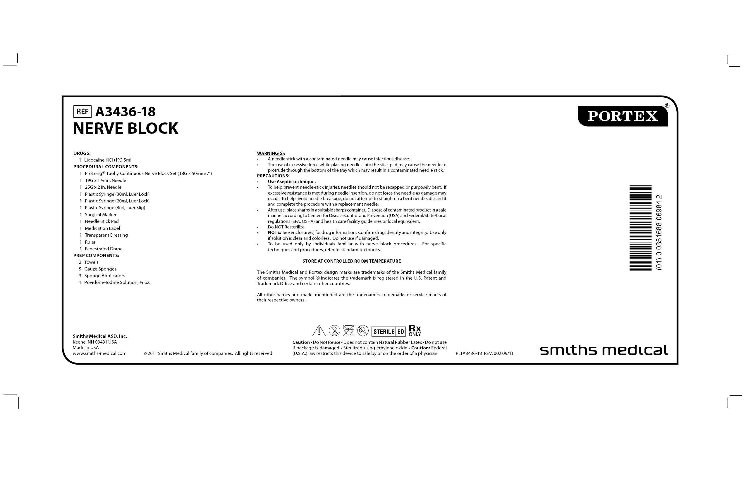 A3436-18 NERVE BLOCK