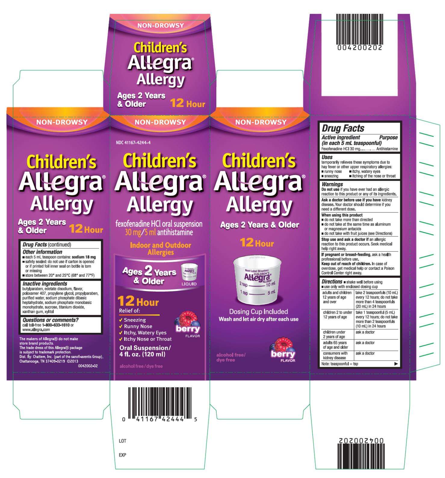 Childrens Allegra Allergy