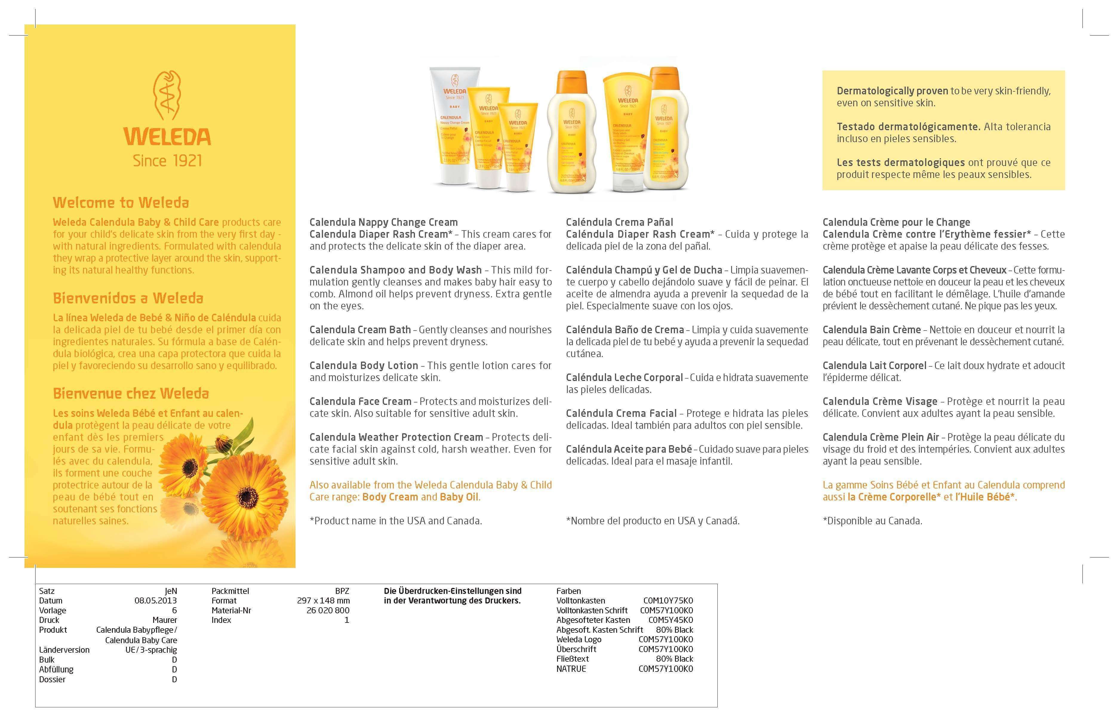 CALENDULA DIAPER RASH CREAM