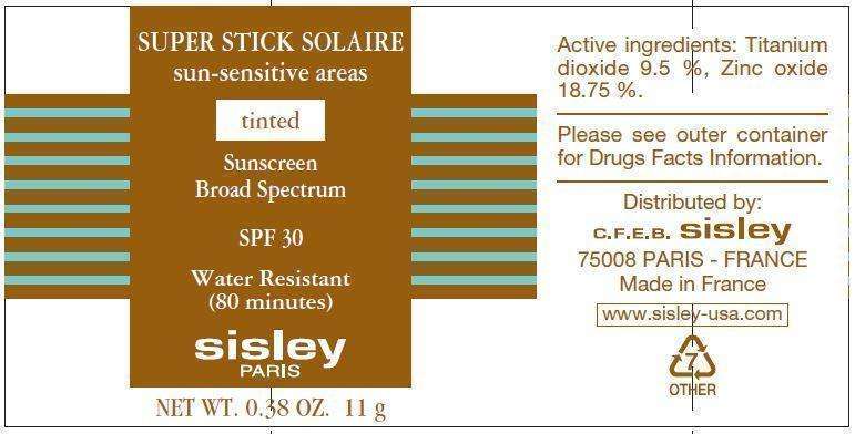 SUPER STICK SOLAIRE sun-sensitive areas tinted