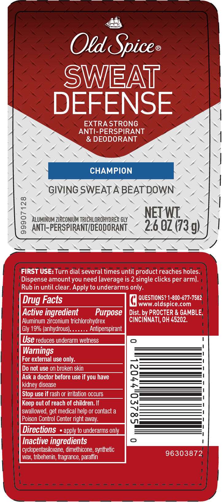 Old Spice Red Zone Sweat Defense