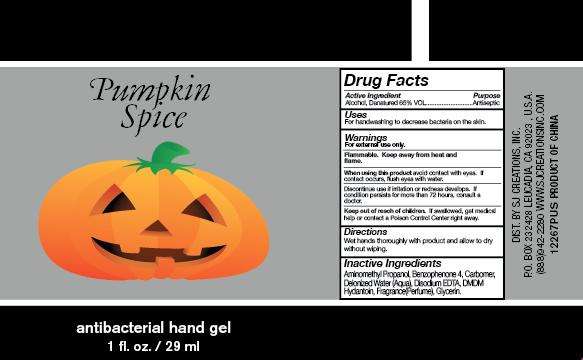 Pumpkin Spice Antibacterial Hand Sanitizer