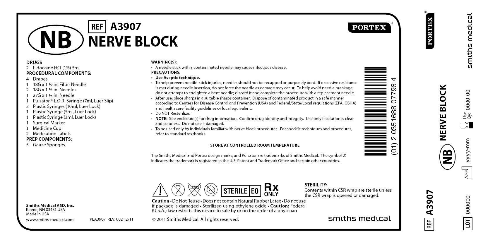 A3907 NERVE BLOCK