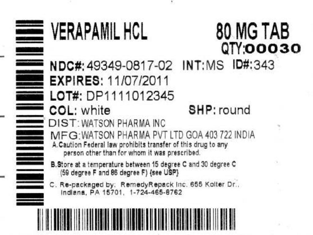 Verapamil Hydrochloride