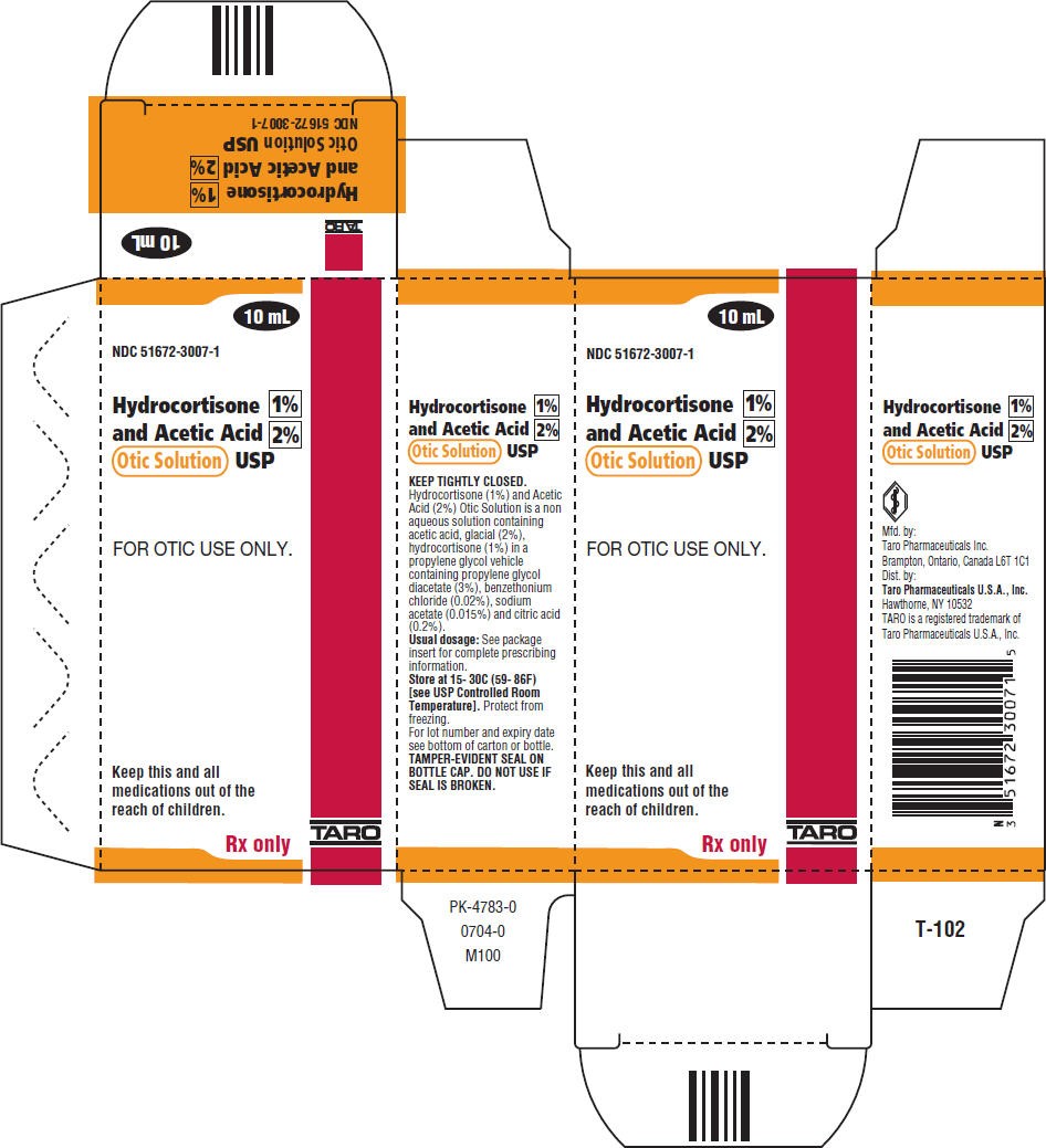 Hydrocortisone and Acetic Acid