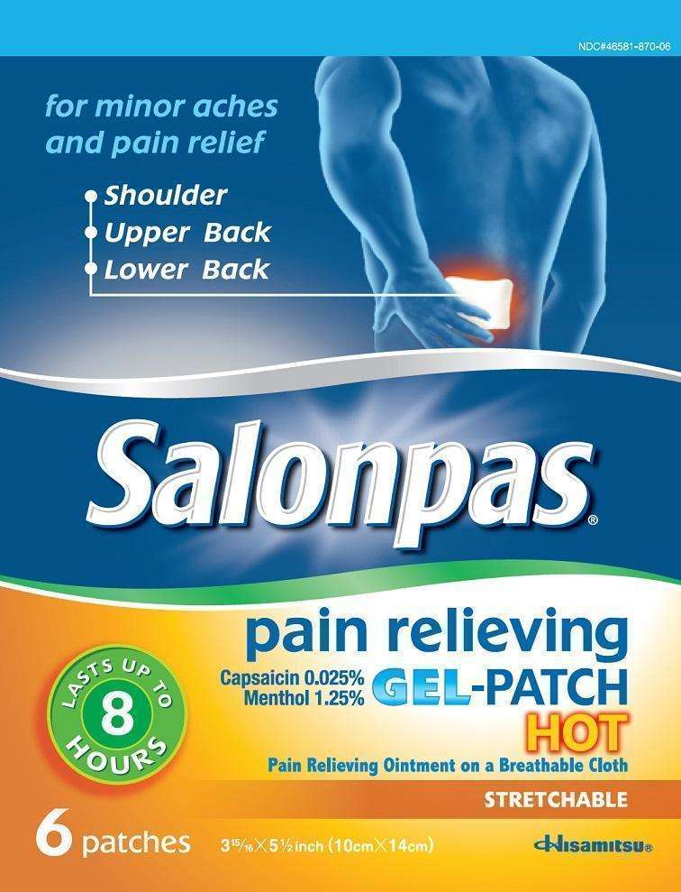 Salonpas pain relieving GEL-PATCH HOT