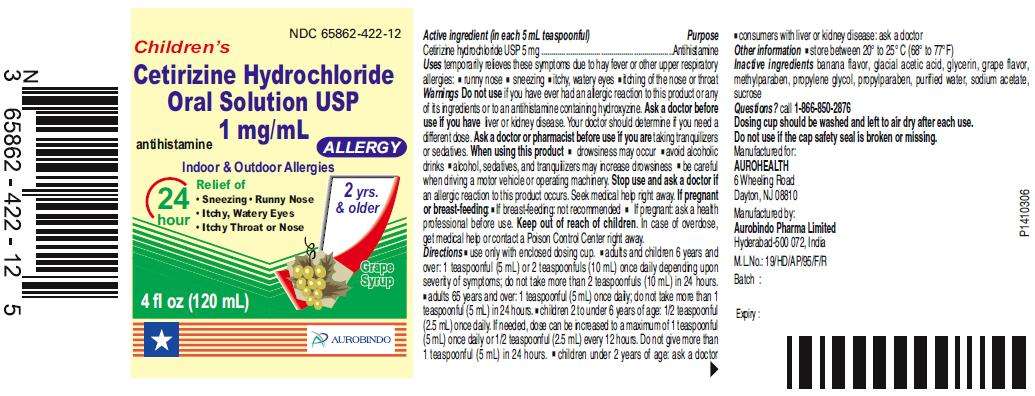 Childrens Cetirizine Hydrochloride Allergy