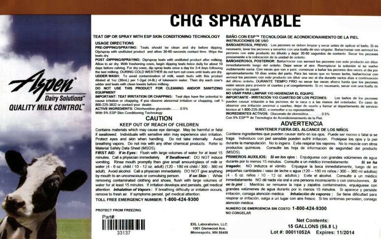 Aspen CHG SPRAYABLE