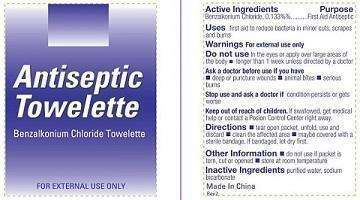 ANTISEPTIC TOWELETTE