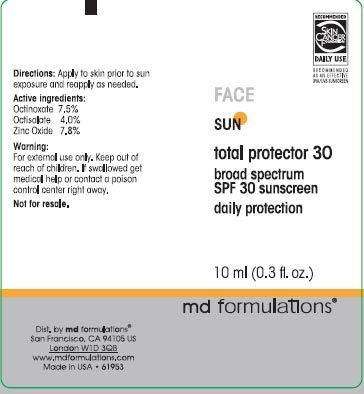 Sun Total Protector 30 broad spectrum SPF 30 daily protection