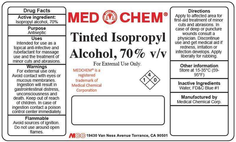 Tinted Isopropyl Alcohol