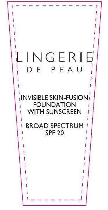 LINGERIE DE PEAU INVISIBLE SKIN-FUSION FOUNDATION WITH SUNSCREEN BROAD SPECTRUM SPF 20 31 AMBRE PALE