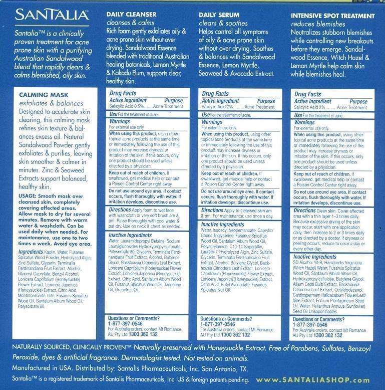 Santalia Clinical Acne