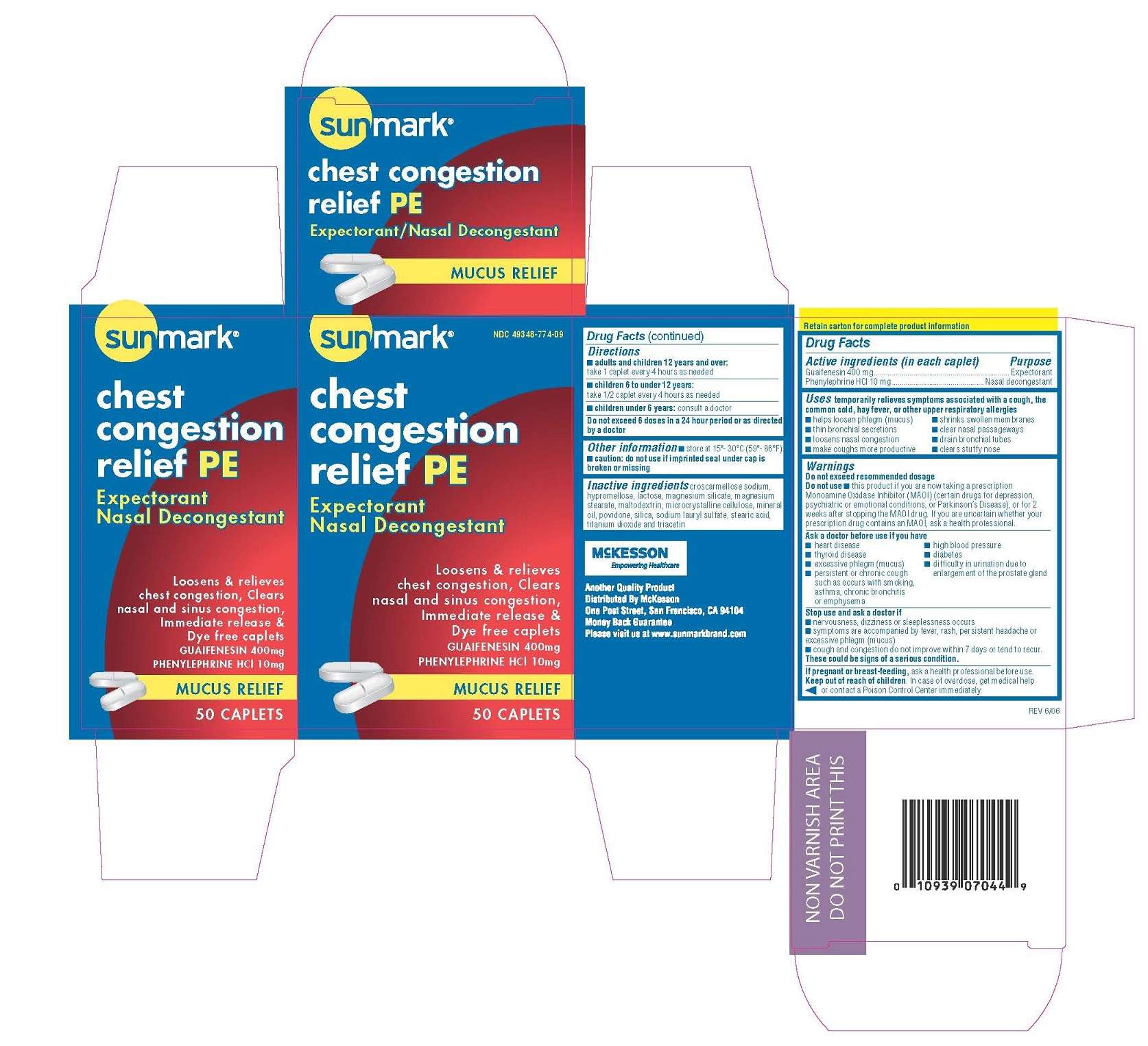 Sunmark Chest Congestion Relief PE