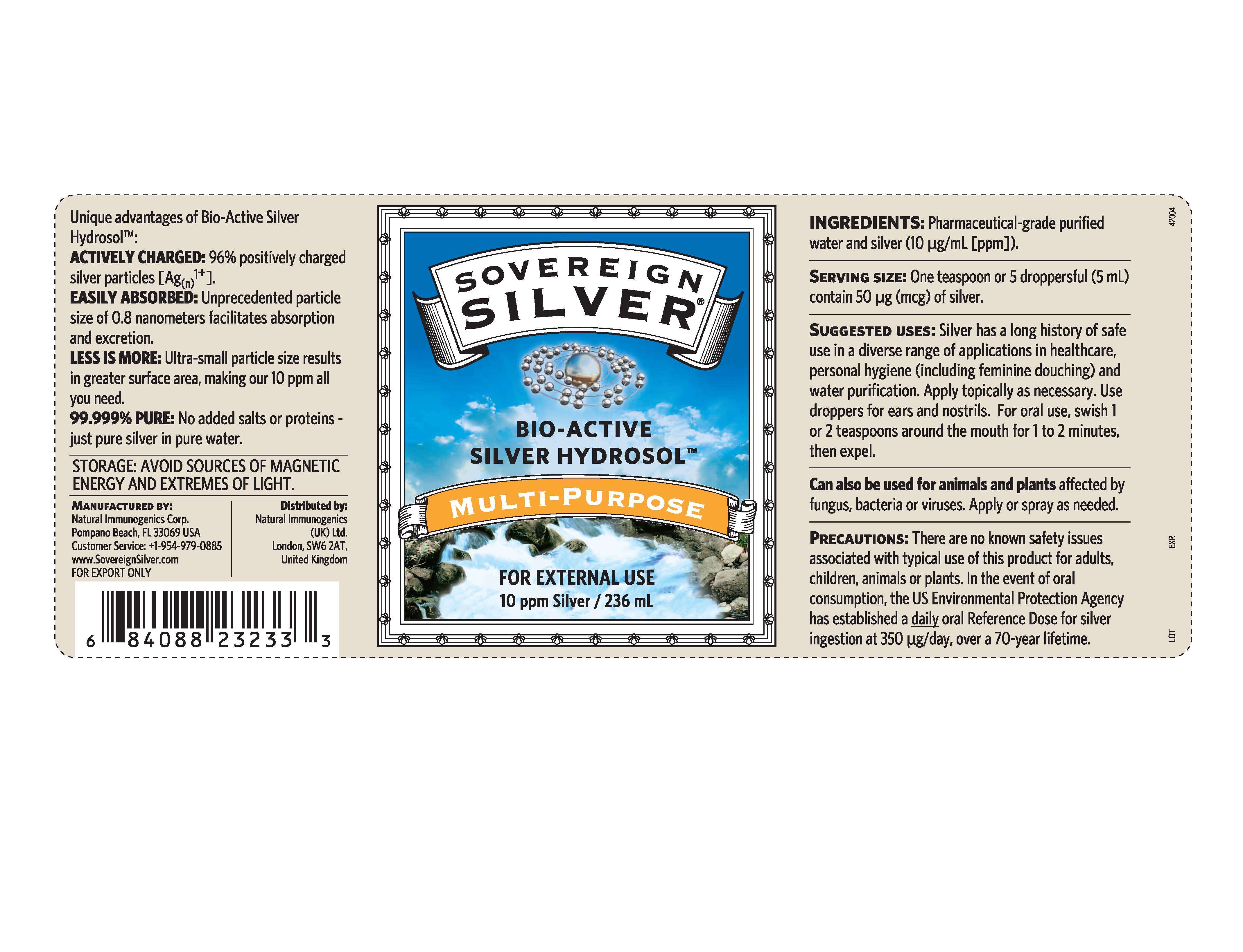 Sovereign SilverBio-Active Silver