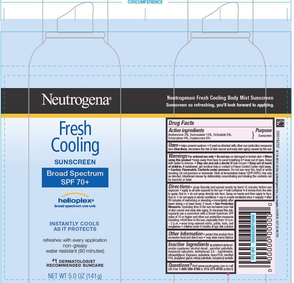 Neutrogena Fresh Cooling Sunscreen