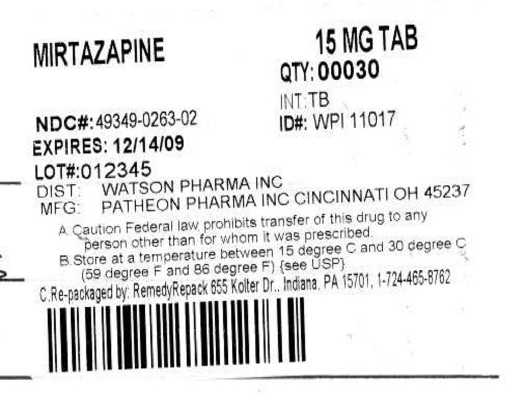 Mirtazapine