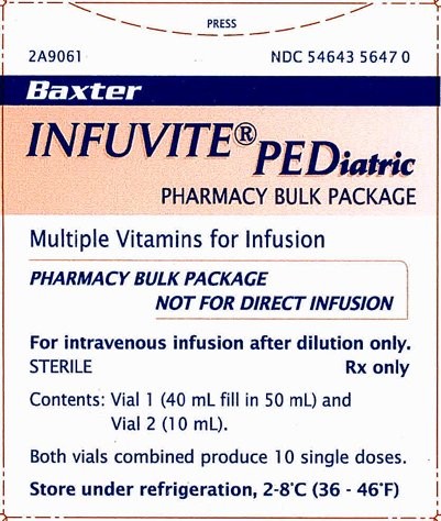 Pediatric Infuvite Multiple Vitamins for Infusion Pharmacy Bulk