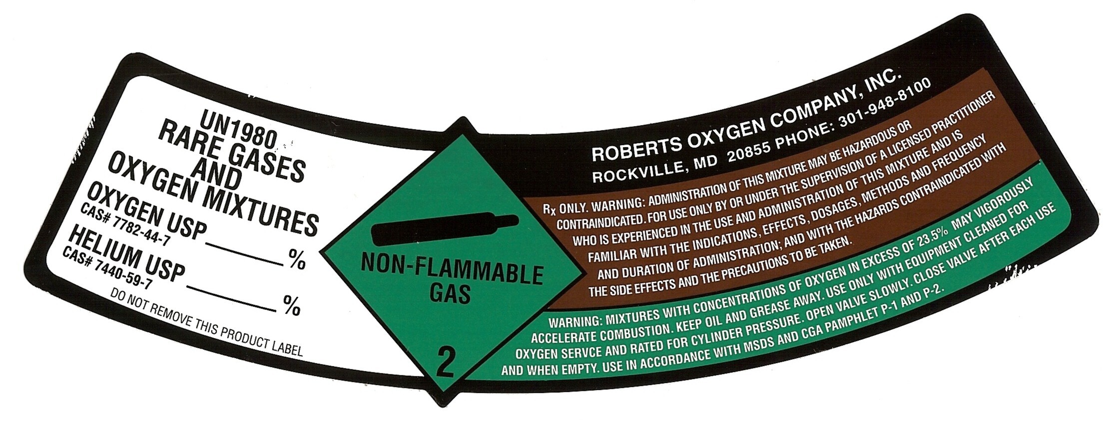 Oxygen-Helium Mixture