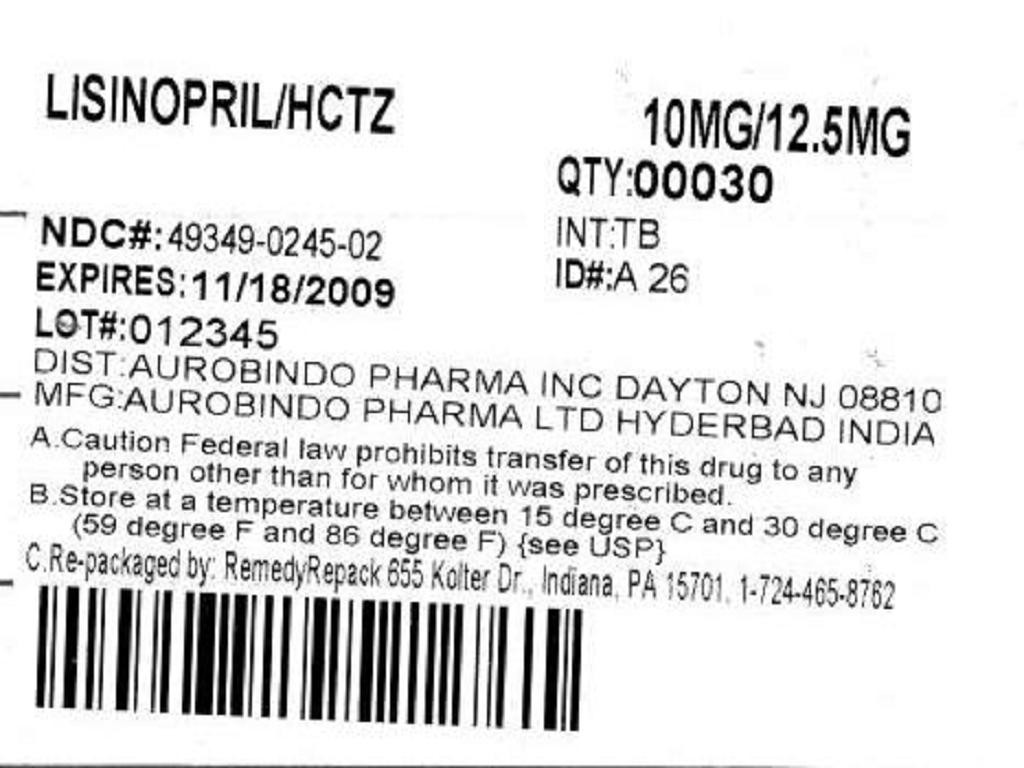 Lisinopril and Hydrochlorothiazide