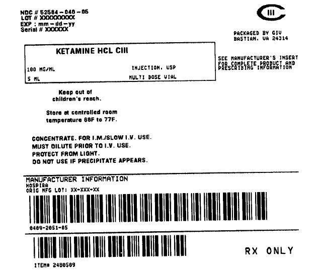 KETAMINE HYDROCHLORIDE