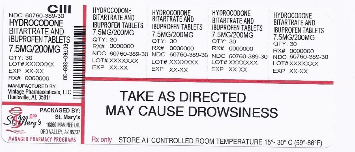 Hydrocodone Bitartrate and Ibuprofen