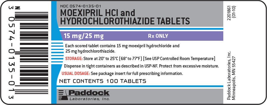 Moexipril Hydrochloride and Hydrochlorothiazide