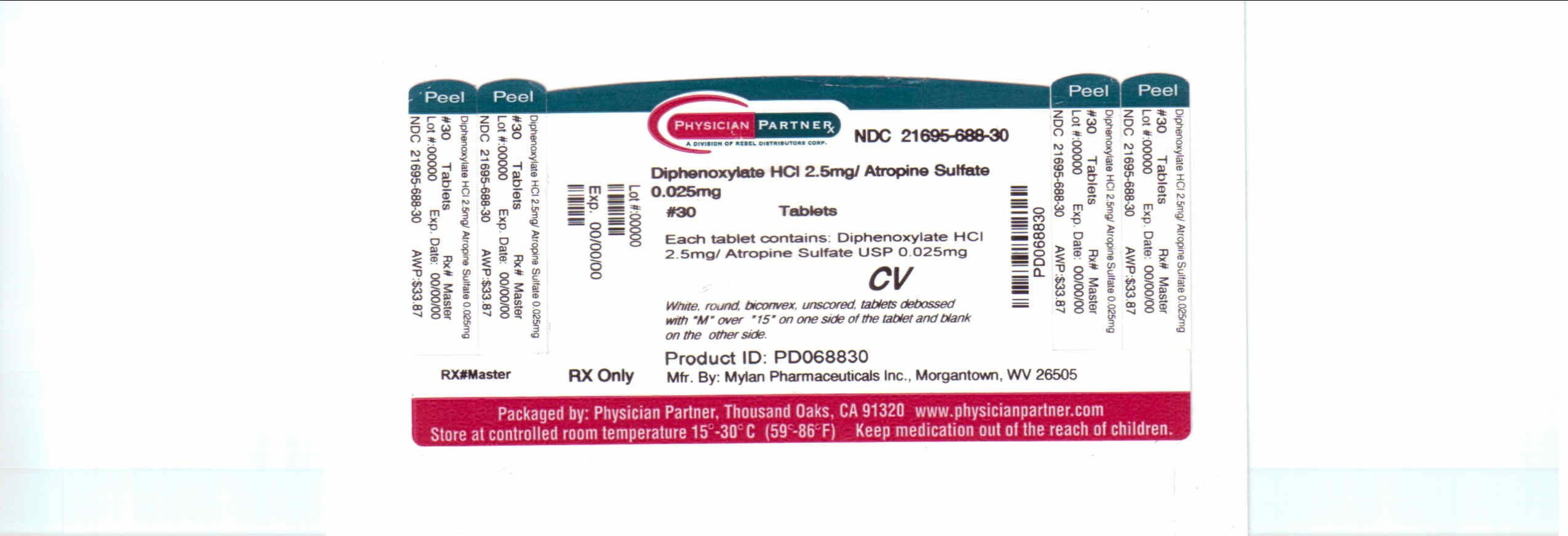 Diphenoxylate Hydrochloride and Atropine Sulfate