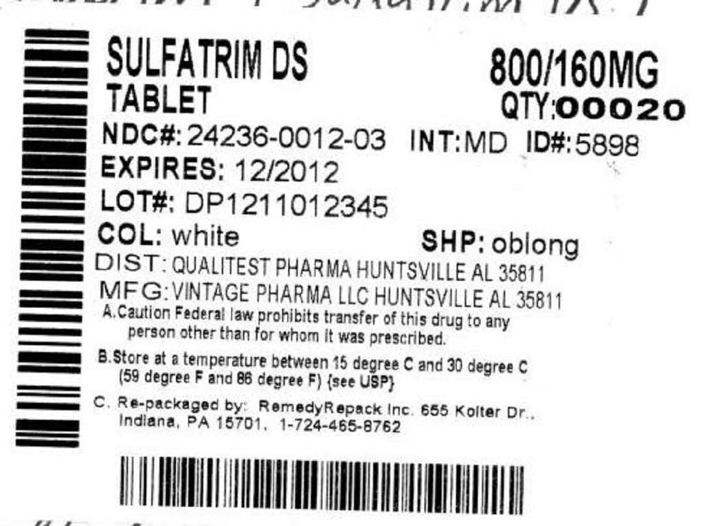 Sulfamethoxazole and Trimethoprim