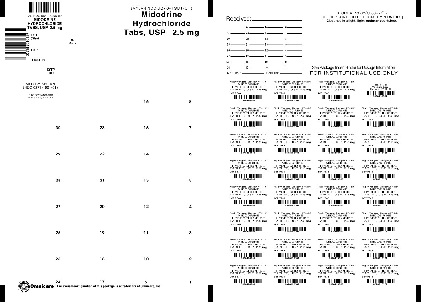 Midodrine Hydrochloride