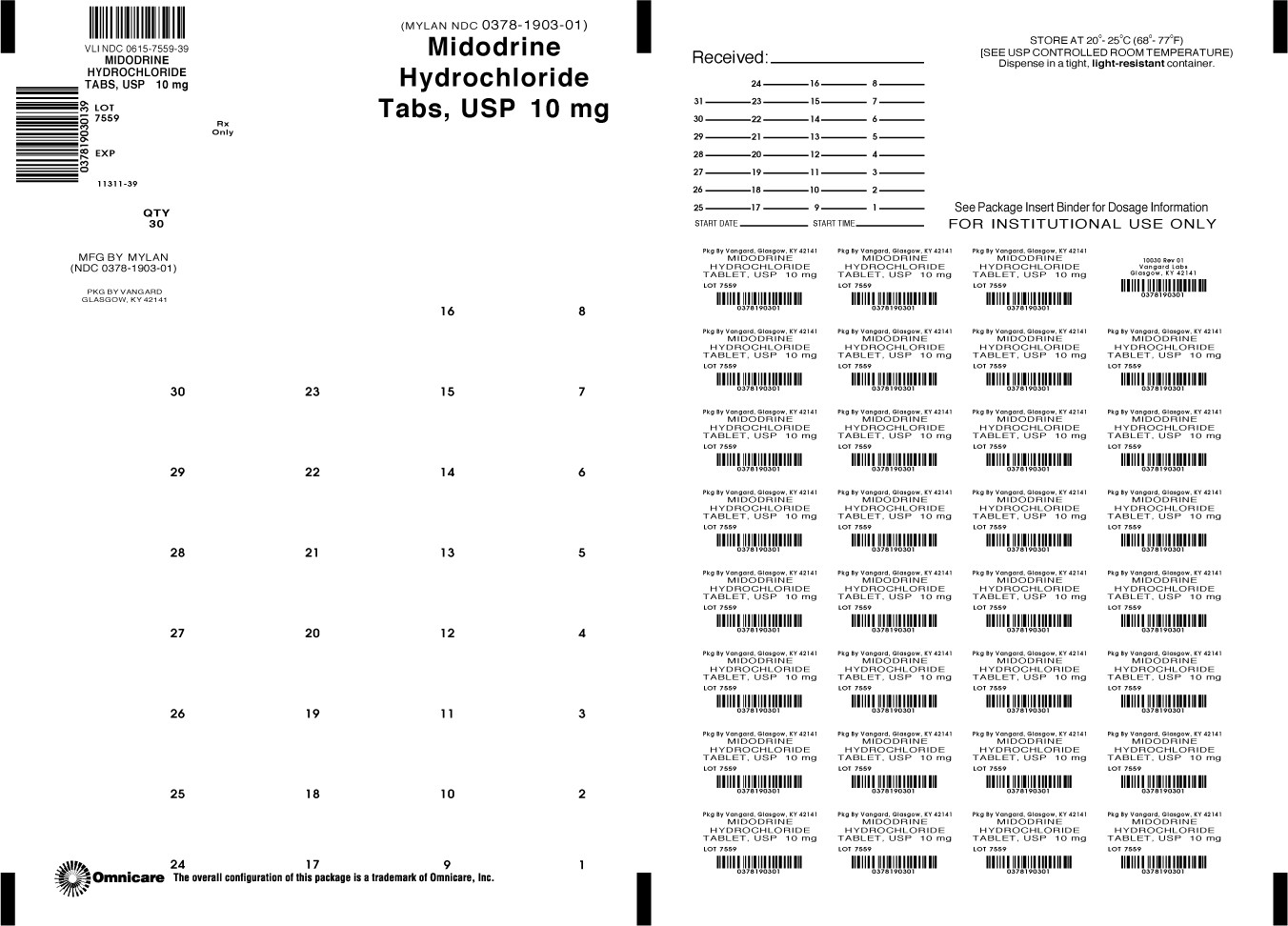 Midodrine Hydrochloride