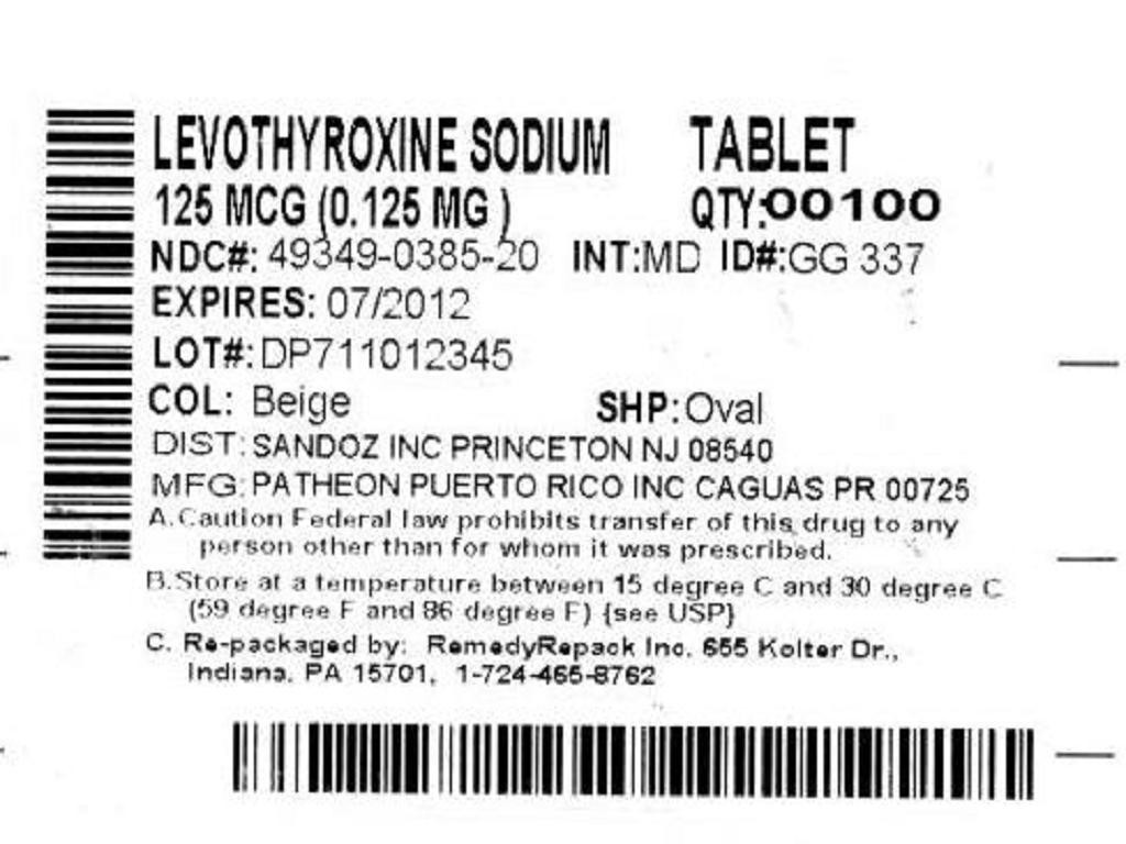 Levothyroxine Sodium