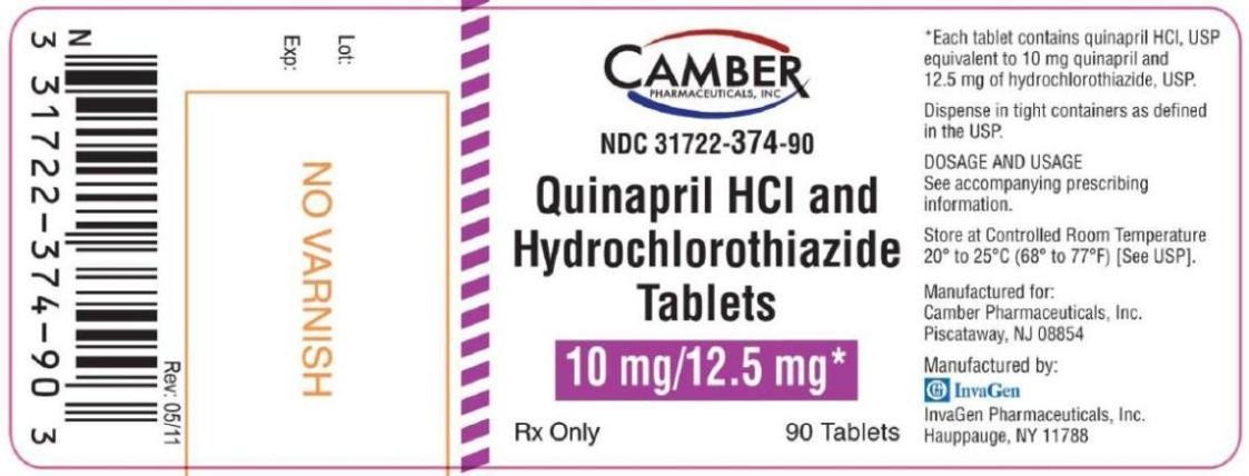 Quinapril Hydrochloride and Hydrochlorothiazide