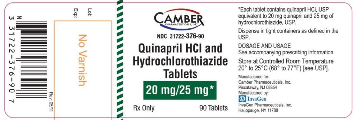 Quinapril Hydrochloride and Hydrochlorothiazide