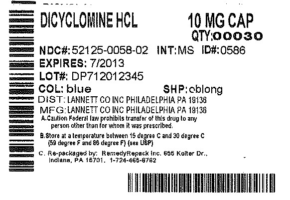 Dicyclomine Hydrochloride