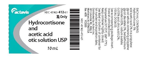 Hydrocortisone and Acetic Acid