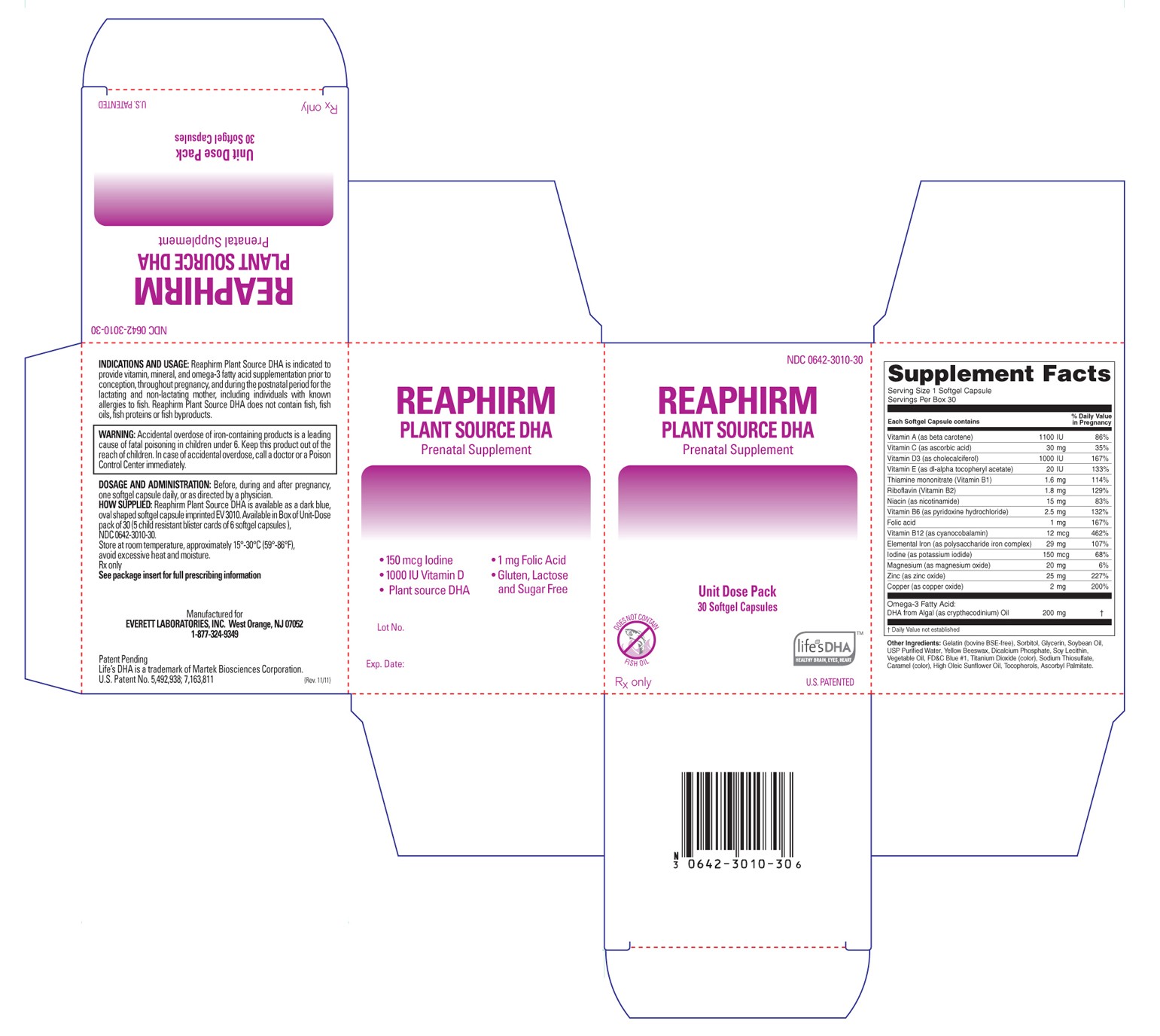 Reaphirm Plant Source DHA