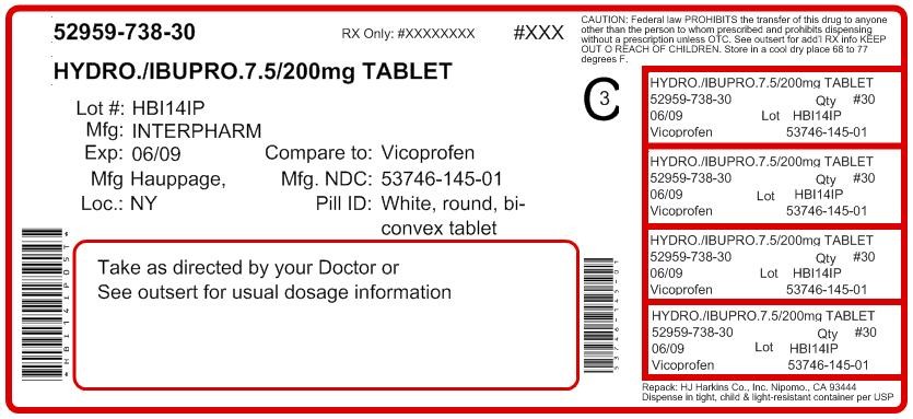 Hydrocodone Bitartrate and Ibuprofen