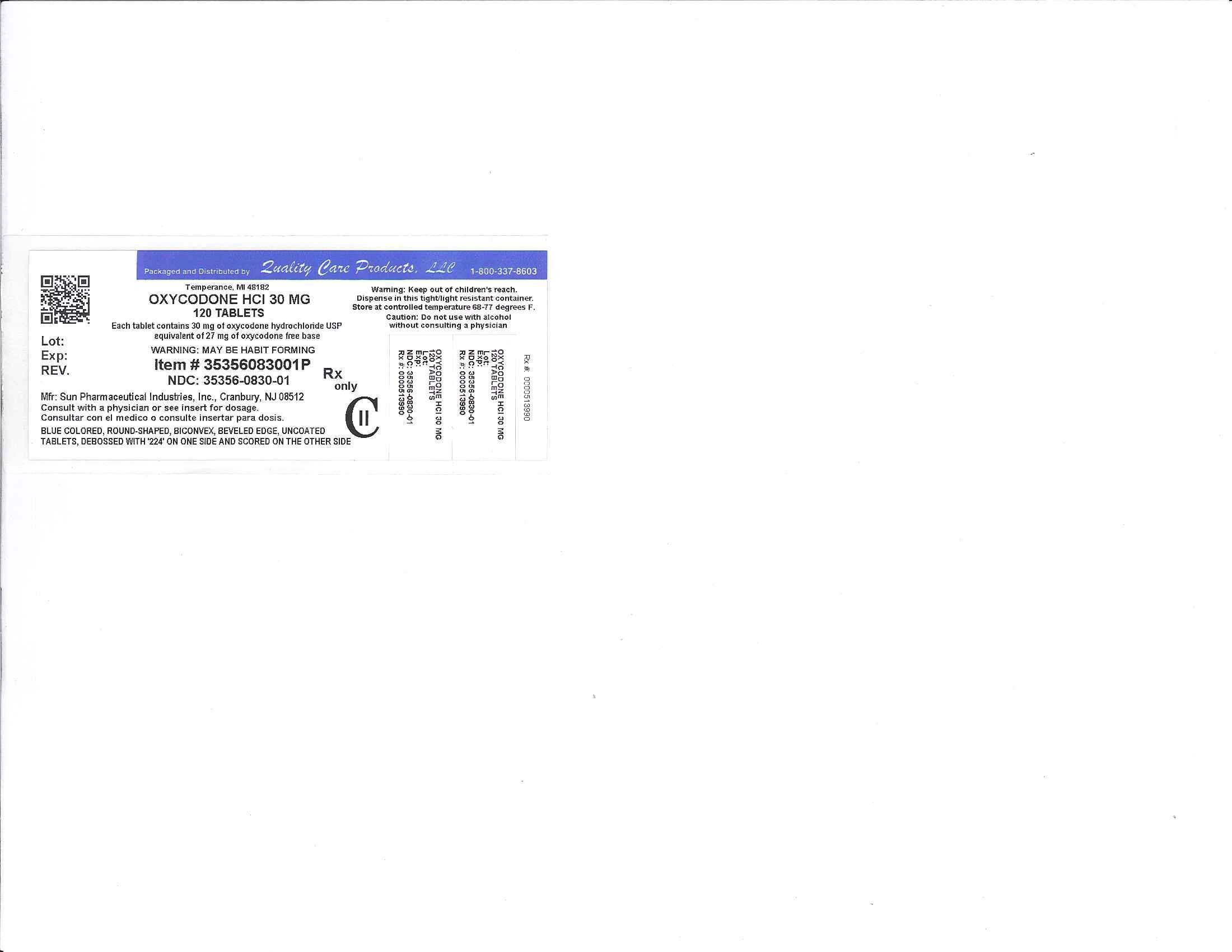 oxycodone hydrochloride